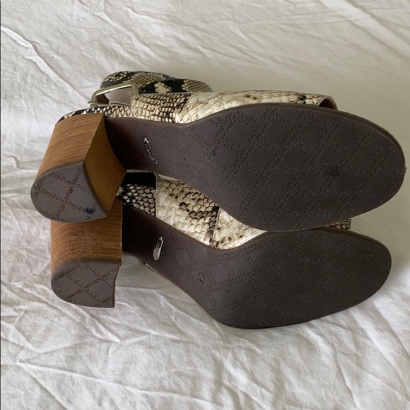 COPY - Vionic Blakely Snakeskin Open Block Heel Bootie - Picture 7 of 7
